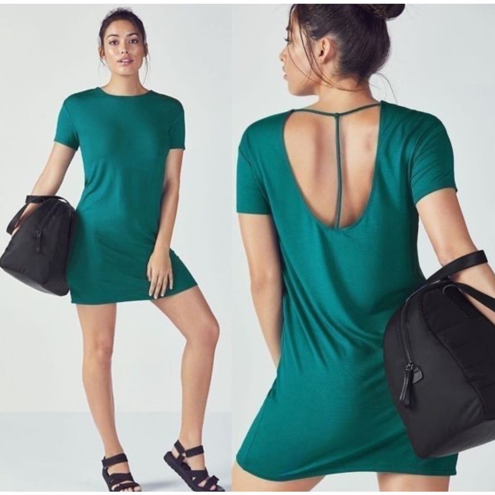 NWOT Fabletics Finley Dress Short and Sweet in Teal Size XS​​